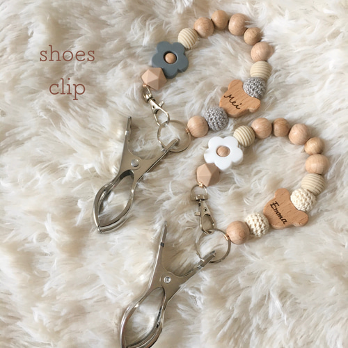 シューズクリップ＊フラワー 雑貨・その他 Baby me 通販