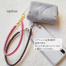 フラットハンドストラップ/29色から選べる/パラコード /スマホストラップ/シンプル/軽量/上品/受注製作 6枚目の画像