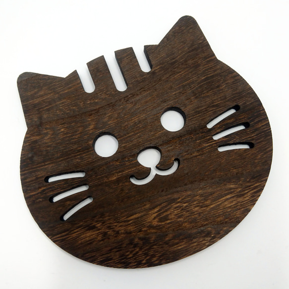 動物の鍋敷き 猫・うさぎ・トイプードル 3枚目の画像