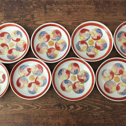 明治時代以前作成大絵皿4枚セット