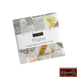 「Filigree」moda Charm Pack (カットクロス42枚) ゼン シック 1枚目の画像