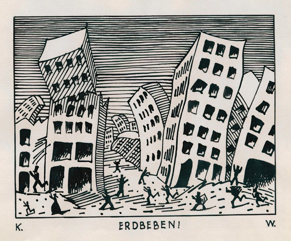 ◆RE:PUBLIC. -Erdbeben- (around 1922) ピンバッチ　アート　グラフィック 2枚目の画像