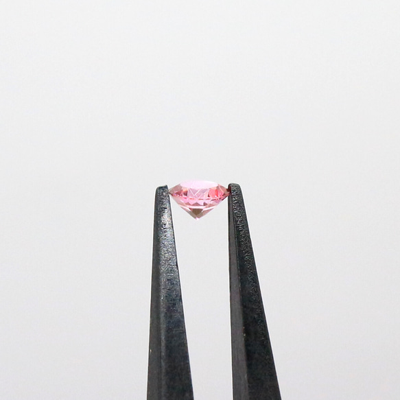 天然石 ルース 裸石 素材 ピンクトパーズ（処理石） 0.28ct 約4mm collection-gems29 5枚目の画像