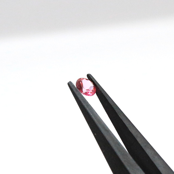 天然石 ルース 裸石 素材 ピンクトパーズ（処理石） 0.28ct 約4mm collection-gems29 7枚目の画像