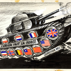 -L&#39;Union faite la force...（1940 年 5 月）別針徽章藝術圖形 第2張的照片