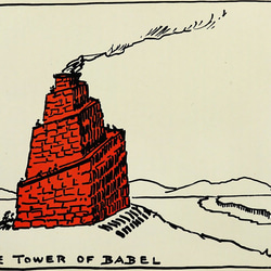 ◆RE:PUBLIC. -The tower of Babel - (1920) ピンバッチ　アート　グラフィック 2枚目の画像