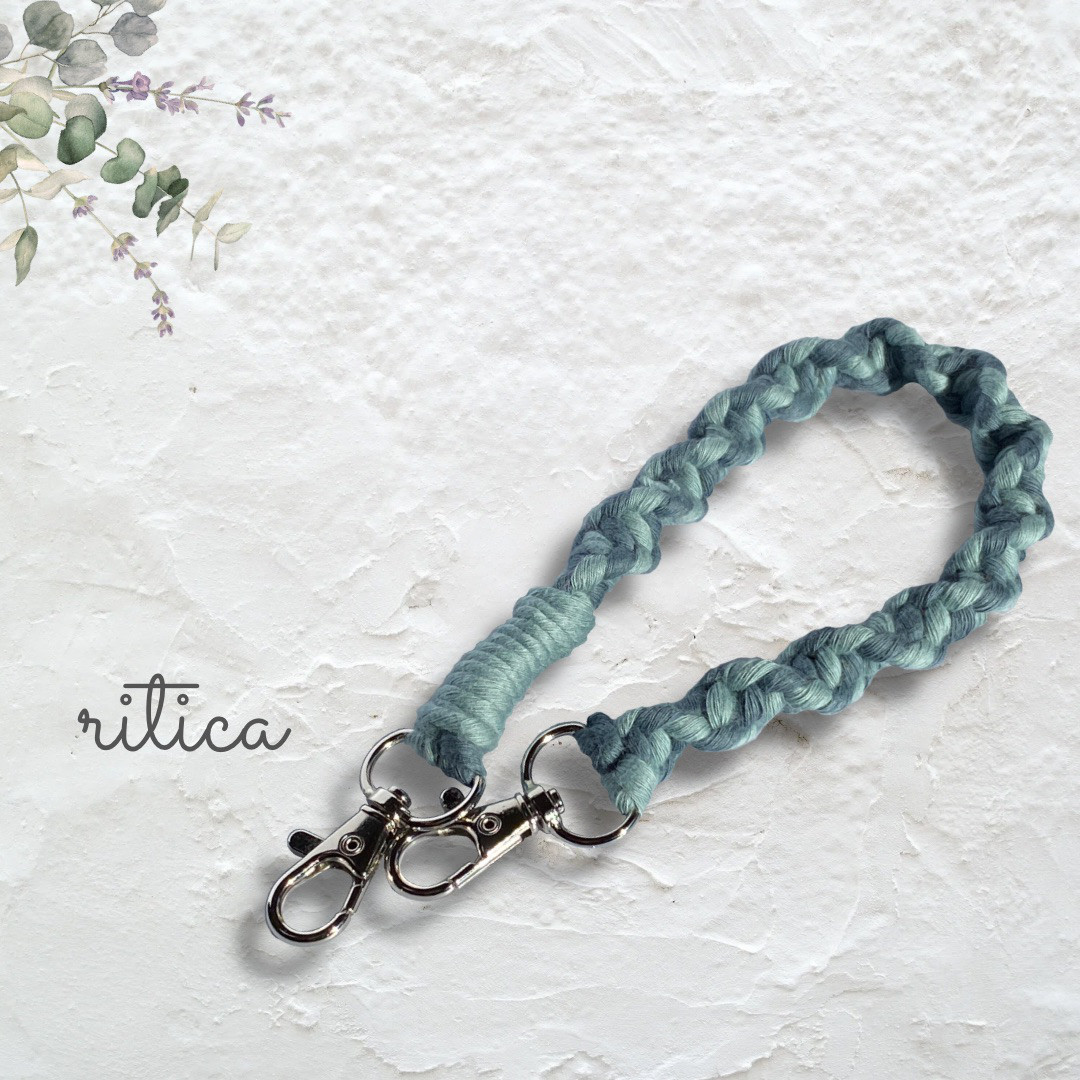 スマホ ハンドストラップ【オールドブルー×ミッドナイト（青