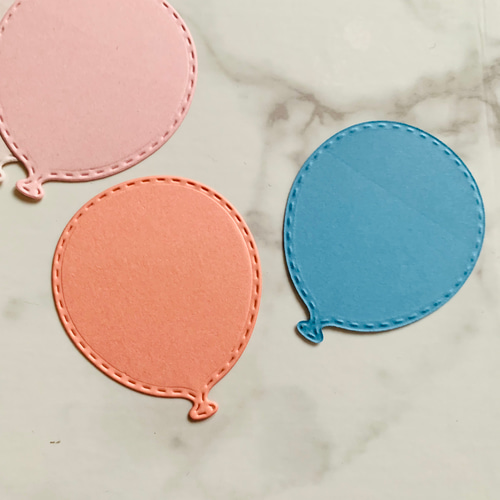 20色 20枚入り 風船 バルーン メッセージカード ミニサイズ 卒業