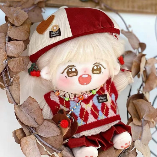 20cmぬいぐるみ服 着せ替えぬいぐるみ ぬい服 かわいい Happy苺