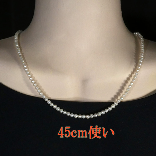 アコヤ本真珠3.5-4.0mm ベビーパールネックレス ショート40cmあこや 