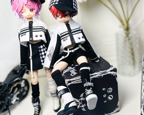 超人気高品質 ブライス バイク服5点セット ブライスドール 24ドール服 ob22 着せ替え服・アウトフィット