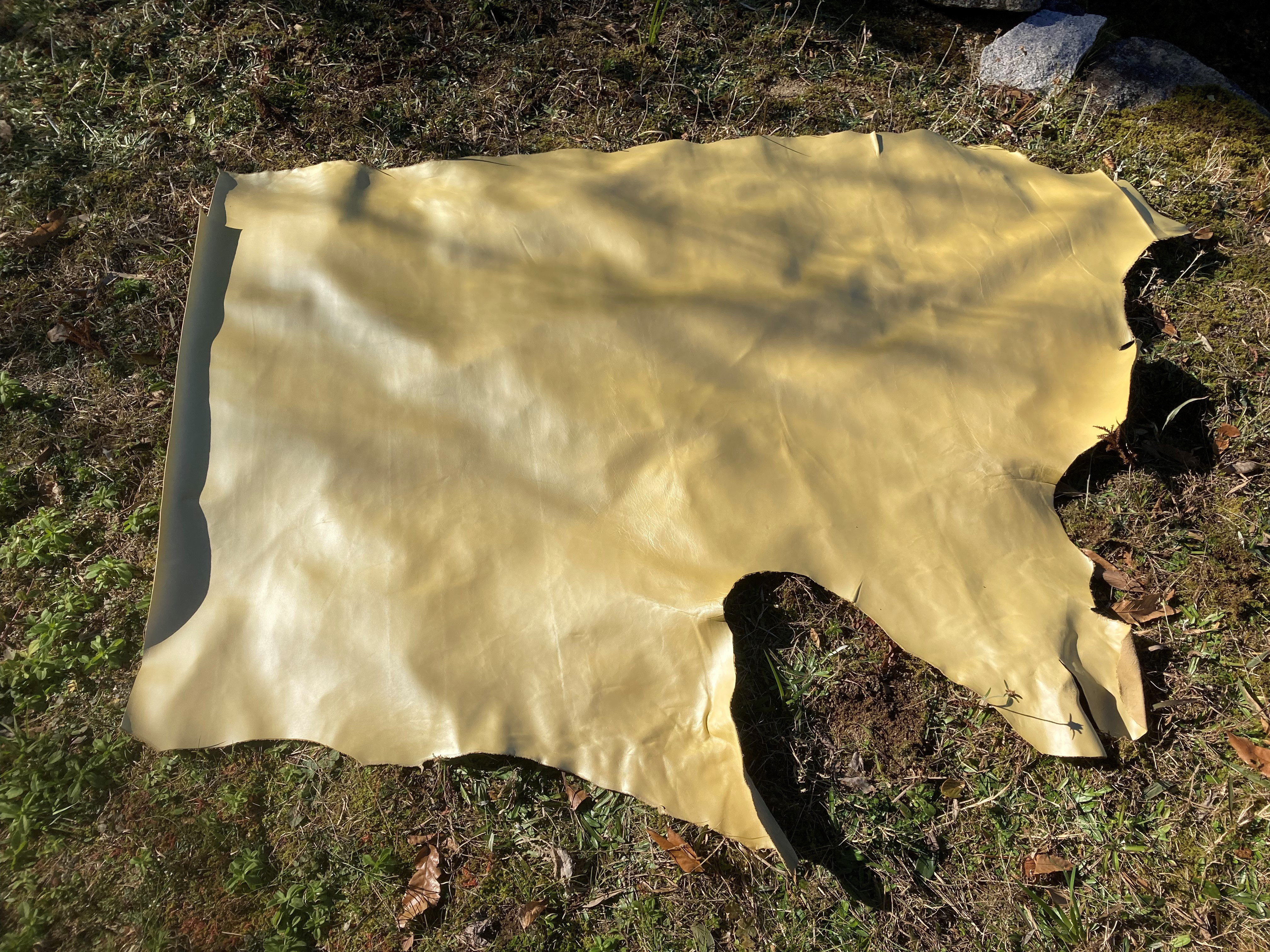 馬革/オフホワイト