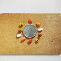 【小さなお寿司で大きなサプライズを】7種のミニチュアお寿司ボールペン　ミニチュアフード 10枚目の画像