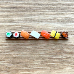 【小さなお寿司で大きなサプライズを】7種のミニチュアお寿司ボールペン　ミニチュアフード 4枚目の画像