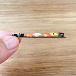 【小さなお寿司で大きなサプライズを】7種のミニチュアお寿司ボールペン　ミニチュアフード 6枚目の画像