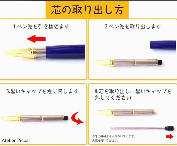 【小さなお寿司で大きなサプライズを】7種のミニチュアお寿司ボールペン　ミニチュアフード 15枚目の画像