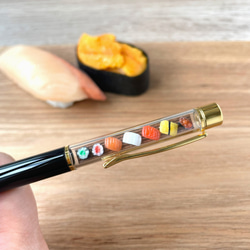 【小さなお寿司で大きなサプライズを】7種のミニチュアお寿司ボールペン　ミニチュアフード 12枚目の画像