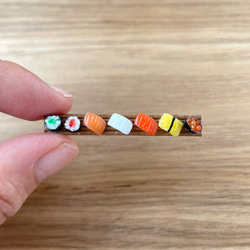 【小さなお寿司で大きなサプライズを】7種のミニチュアお寿司ボールペン　ミニチュアフード 5枚目の画像