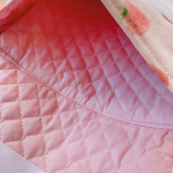 ☆キルトの先生が製作☆【送料無料】入園入学　タブレットケース　pcケース　iPadケース　可愛い　いちご　小学生　ピンク 6枚目の画像