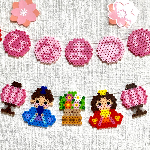 Yoko♥甘いお菓子のガーランド♥チョコ＆ホワイト◇ひな祭りガーランド◇ 小顔が可愛いひなまつりガーランド ガーランド fun time877 通販