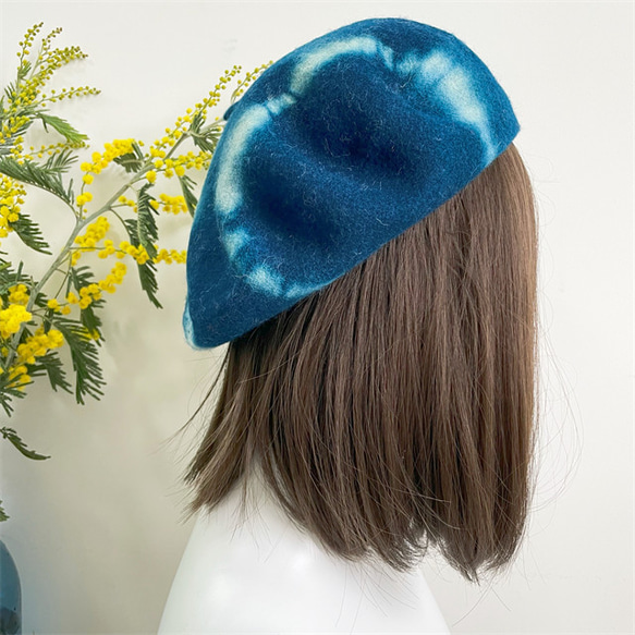 春秋 ベレー帽 レディース 3枚目の画像
