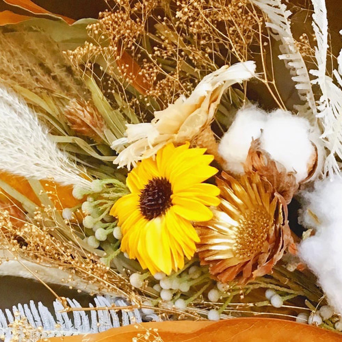 秋限定2024】 再販☆枯れないナチュラルドライ花束❤︎フラワー