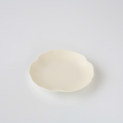 白磁　菓子皿　小皿　マット　和菓子 2枚目の画像