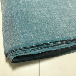 【50cm単位】インドカディ　ブルーホワイト　70番手　手紡ぎ・手織りテキスタイル　ハンドメイド　コットン 6枚目の画像