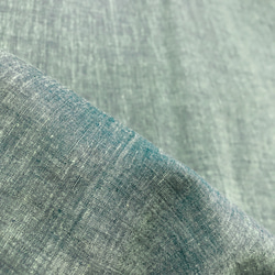 【50cm単位】インドカディ　ブルーホワイト　70番手　手紡ぎ・手織りテキスタイル　ハンドメイド　コットン 1枚目の画像