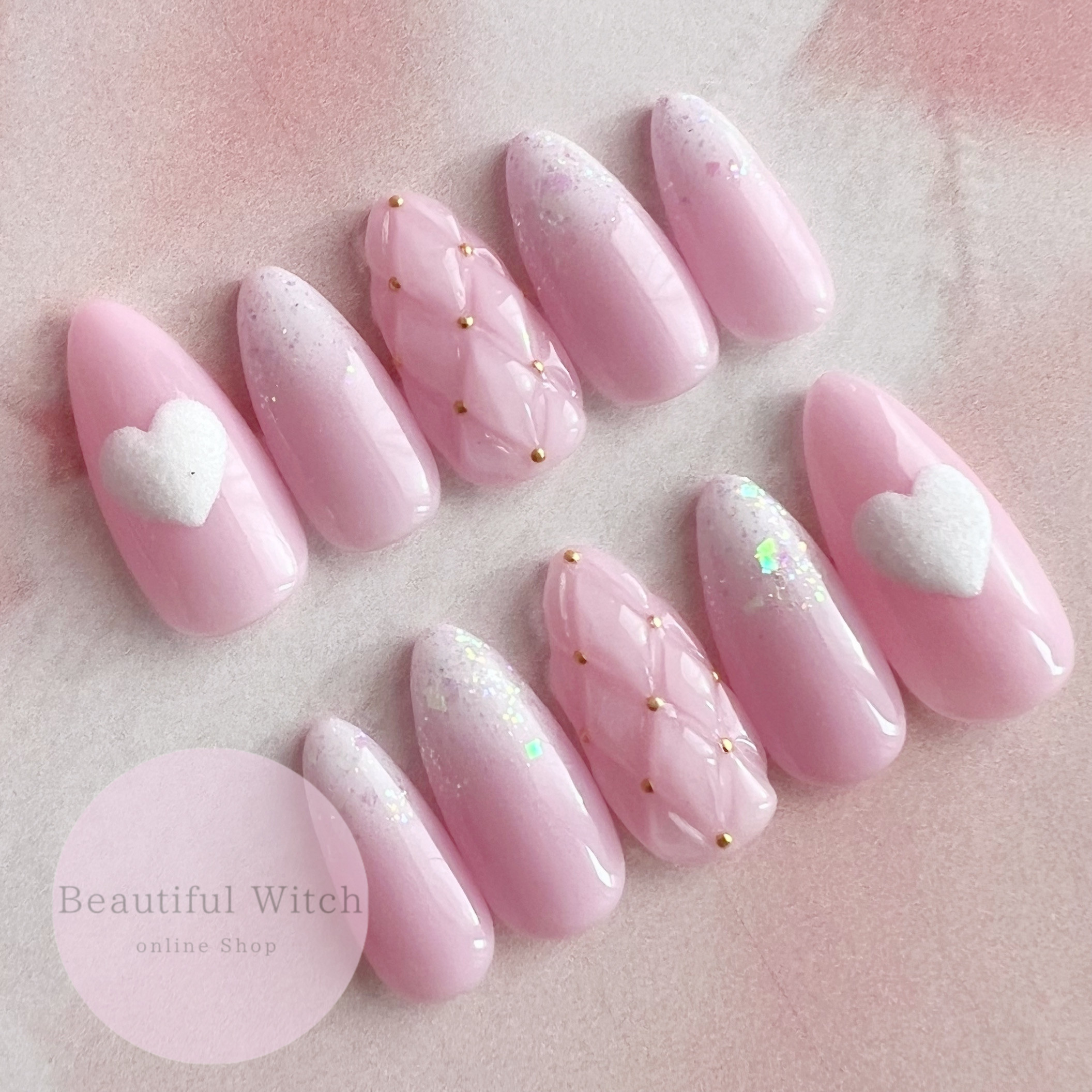 一葉様handmade♡スイーツ柄♡ぷっくりツインクリップ