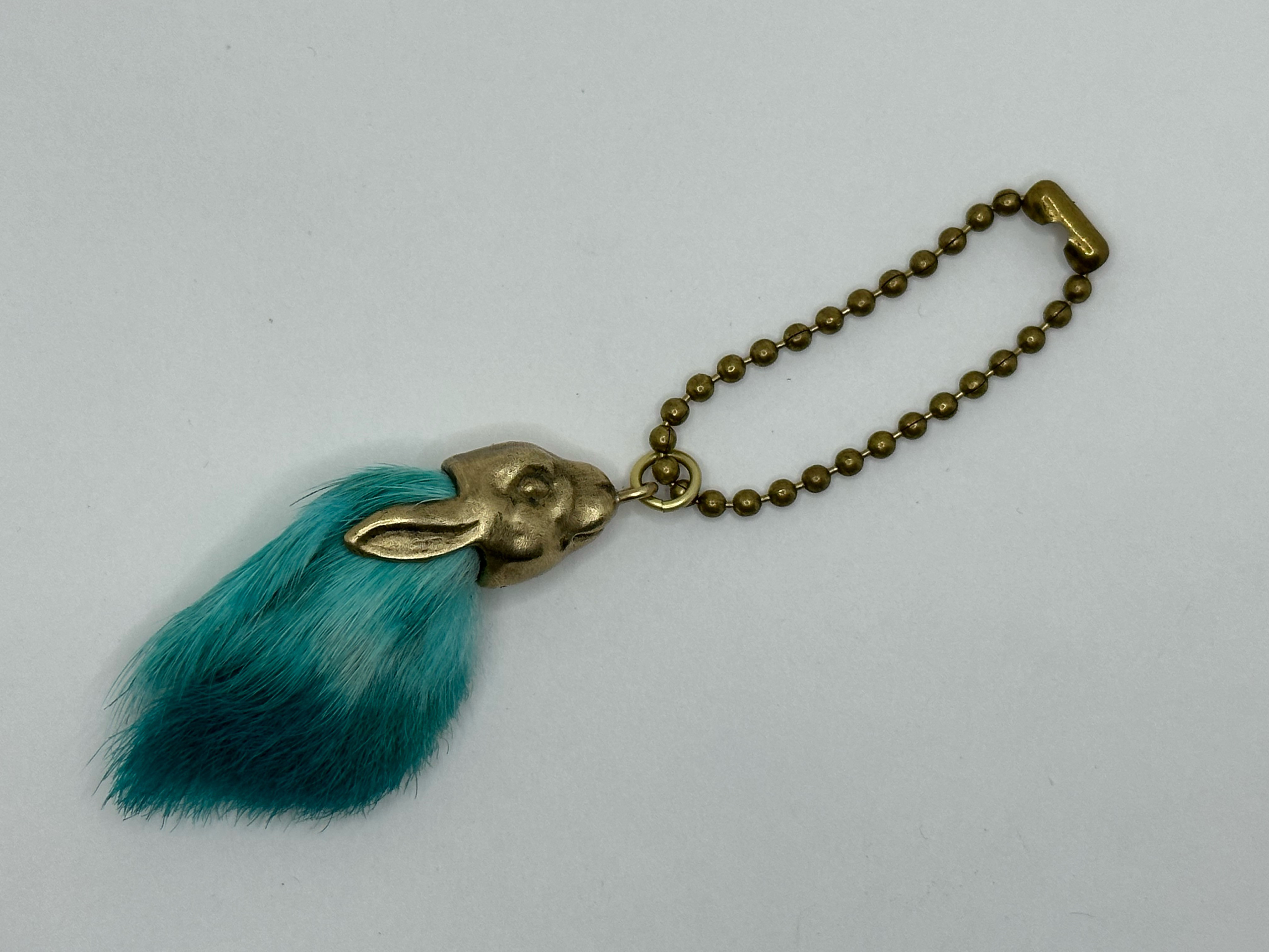 ラビットフット キーホルダー ◆真鍮◆グリーン 9,216円