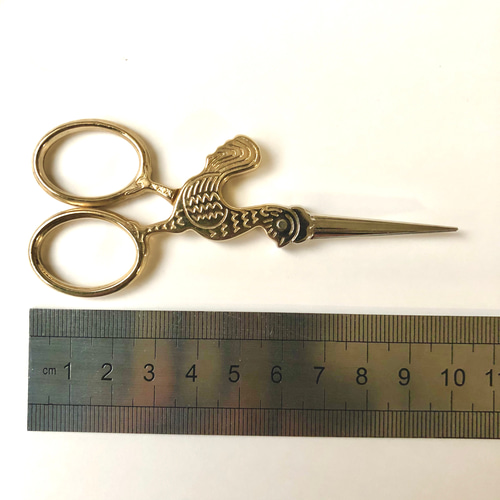 アンティーク調刺繍ハサミ ニワトリ その他雑貨 w_moon 通販 15377166