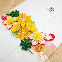 お花いっぱい！封筒タイプの簡単便利なご祝儀袋 3枚目の画像