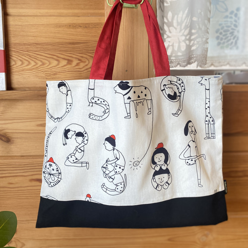 作品例一覧　入園　入学　グッズ　レッスンバッグ 楽天市場】手作りキット ≪入園入学グッズ6点セット 底布・切替