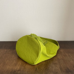 ピスタチオグリーンのフリンジバッグ 7枚目の画像