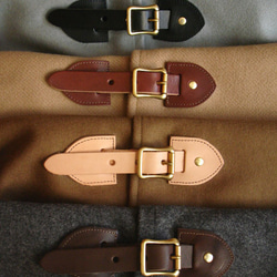 日式風格 ◎ ●100% 羊絨披肩● 雙層編織 sax x 白色 黑色皮革 第7張的照片