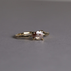 〈一点物〉K18◇ローズカットブラウンダイヤモンドリング〈one off_21〉ナチュラルダイヤモンド　0.37ct 5枚目の画像