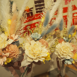 雛飾り　ひなまつり　お雛様　ミニ花束✿ 4枚目の画像