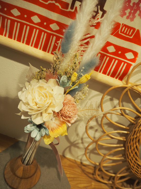 雛飾り　ひなまつり　お雛様　ミニ花束✿ 5枚目の画像