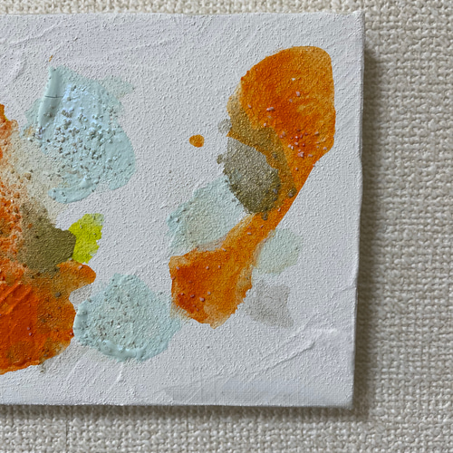 酸っぱくて爽やか 抽象画 テクスチャーアート 原画 絵画