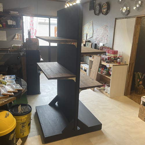 在庫あり 即納 Ok Hotaru 棚 店舗 什器 服屋 ブラック ダーク