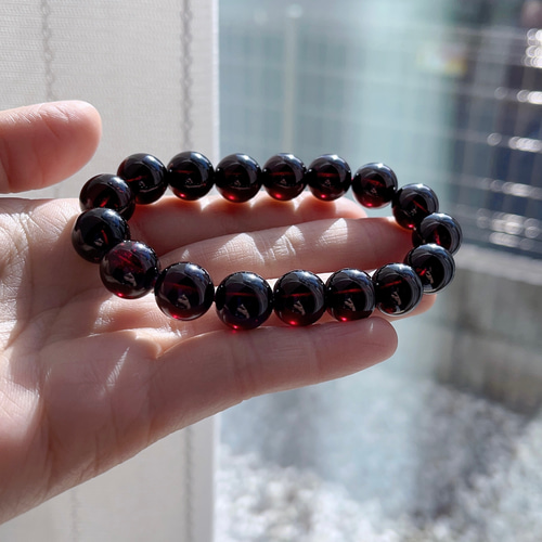 12mm 天然無処理 ガーネット ブレスレット ブレスレット 天然石屋 通販