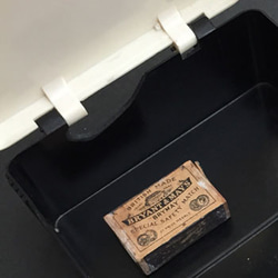 ヴィンテージオールドプラスティックボックス　船のデザイン箱　イギリス　アンティーク　裁縫箱　収納箱　文具ギフトボックス　 6枚目の画像