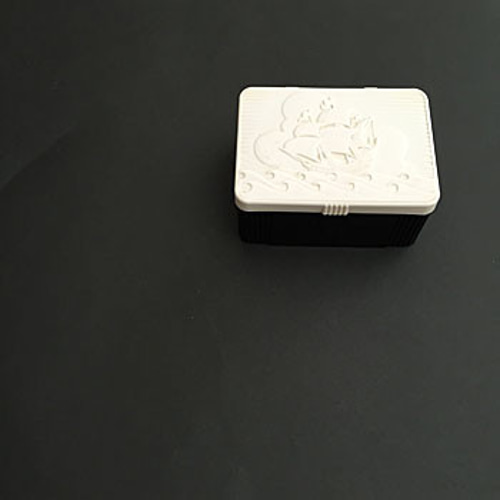 ヴィンテージオールドプラスティックボックス 船のデザイン箱