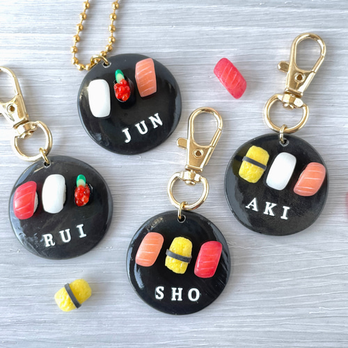 指先サイズのお寿司屋さん✨【ミニチュアフード】選べる☆お寿司お名前