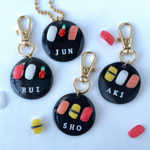 指先サイズのお寿司屋さん✨【ミニチュアフード】選べる☆お寿司お名前