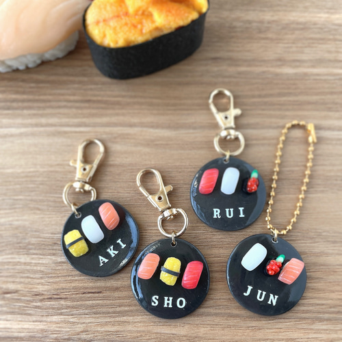 指先サイズのお寿司屋さん✨【ミニチュアフード】選べる☆お寿司お名前