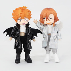 Memoire canette メモワールカネット1/12 オビツ11 あまむす オビツ11 天使・悪魔コート 翼つき 1/12ドール服 ドールウェア