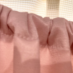 さらっとしてゆったりピンクの柔らかくて光沢があり伸縮する透けるフレアスカート(ウエストゴム)桜 10枚目の画像