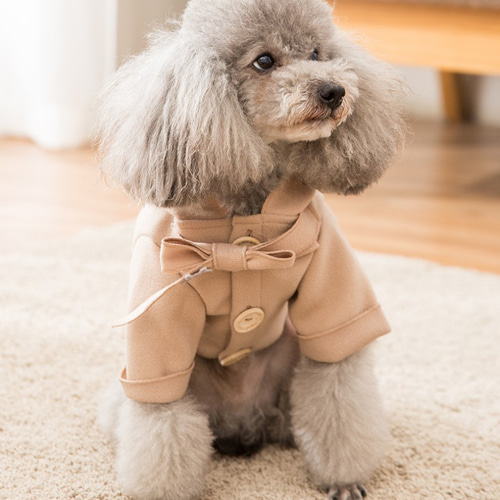 犬服 2色 すごく暖かい犬コート 防寒犬コート ピンクと茶色選べる ...